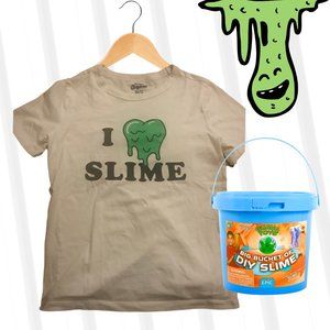 Yuck! OshKosh B'gosh "I Love Slime" Shirt, Boys 10